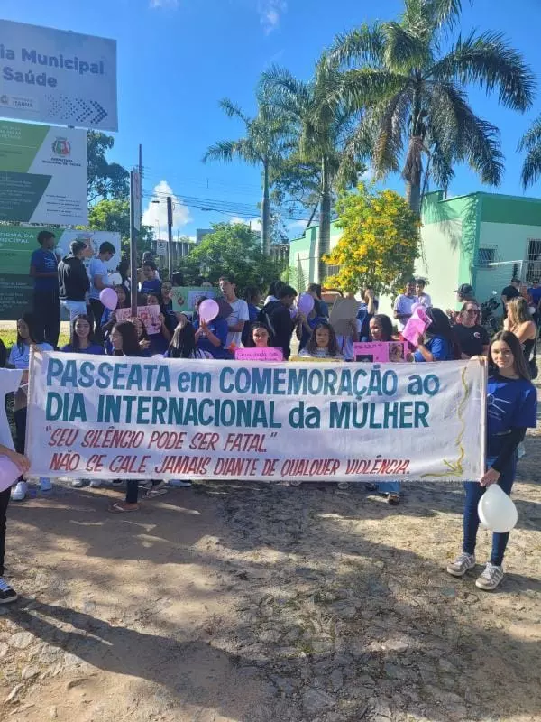 Itaúna realiza a 12ª Caminhada pelo Fim da Violência Doméstica